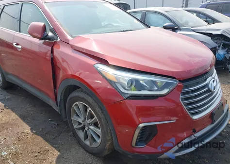 2018 Hyundai Santa Fe Se from USA, damaged, VIN KM8SMDHF9JU278494